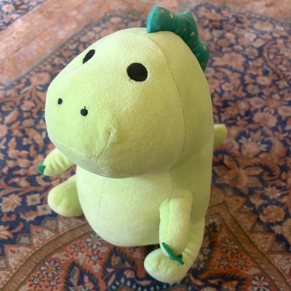 Rare Moriah Elizabeth You Tube ME creator’s Pickle Dino Lime Plush Dinosaur Toy! - Picture 5 of 7